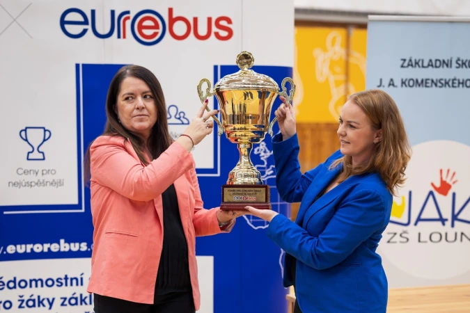 Předání Poháru Eurorebus nejúspěšnější základní škole